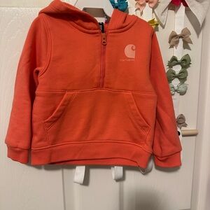 Carhartt 1/4 zip hoodie 18month